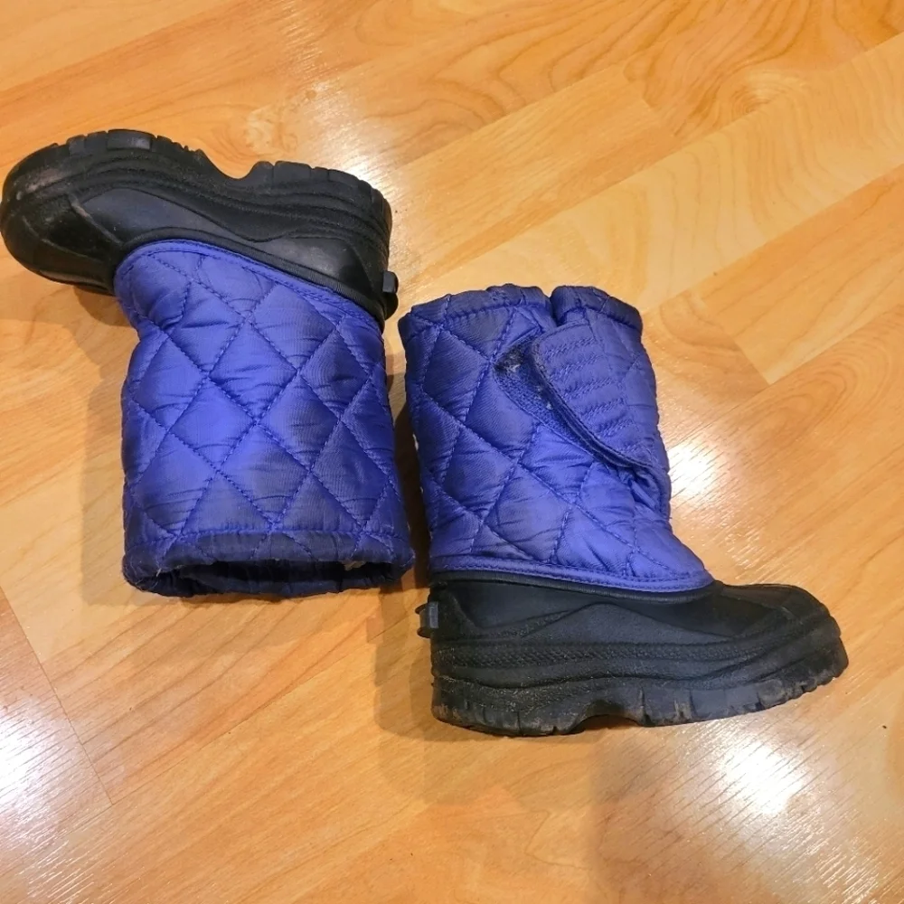 Crater Ridge Toddler Girl Winter Snow Boots Purple Size 6